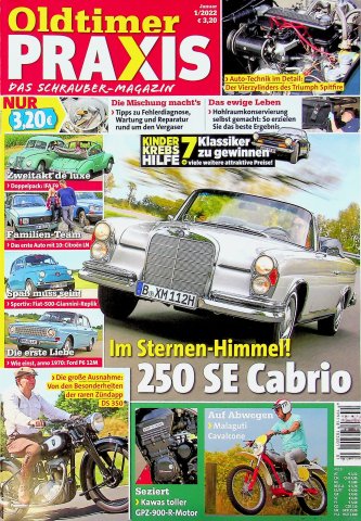 Deckblatt Oldtimer Praxis (01/2022)